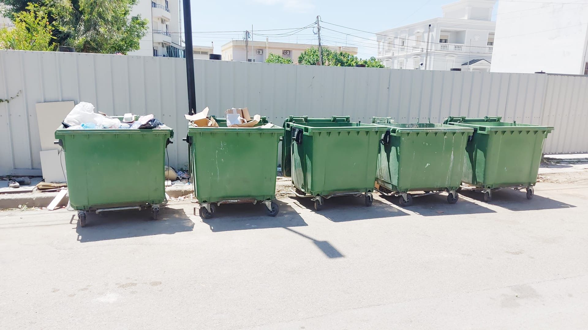 Trash container location 1